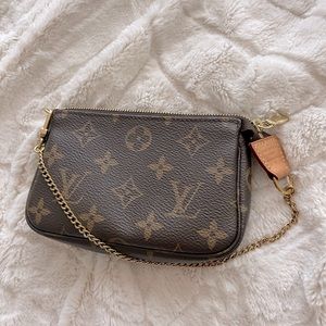 AUTHENTIC LOUIS VUITTON MONOGRAM MINI POCHETTE